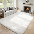 6x9 Area Rugs for Living Room Rug: Soft Fluffy Shag White Rugs for Bedroom, Non-Slip Large Fuzzy Plush Rug Indoor Floor Carpet for Nursery Kids Boys Girls Room, Dorms, Playroom, Modern Home Decor