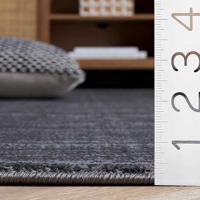 SAFAVIEH Area Rug 6x9 - Vision Collection - Grey, Modern Ombre Design, Non-Shedding & Easy to Clean, Ideal for Living Room, Bedroom, Dining Space (VSN606D)