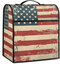 Stand Mixer Cover for 6-8 Quarts Mixer Kitchen Mixer Cover Fits Tilt Head & Bowl Lift Models Stars Stripes Dust Cover for Coffee Maker with Pockets
