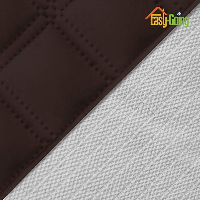 Easy-Going Sofa Slipcover Waterproof Oversized Recliner Chair Cover Non-Slip Fabric Couch Cover for Living Room Washable Furniture Protector for Pets Kids Children (Oversized Recliner, Chocolate)