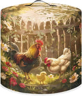 Chicken Air Fryer Cover for 8 Quart Electric Pressure Cooker with Pocket, Dust-proof Appliance Covers for Kitchen Counter Small Appliance Accessories with Pockets