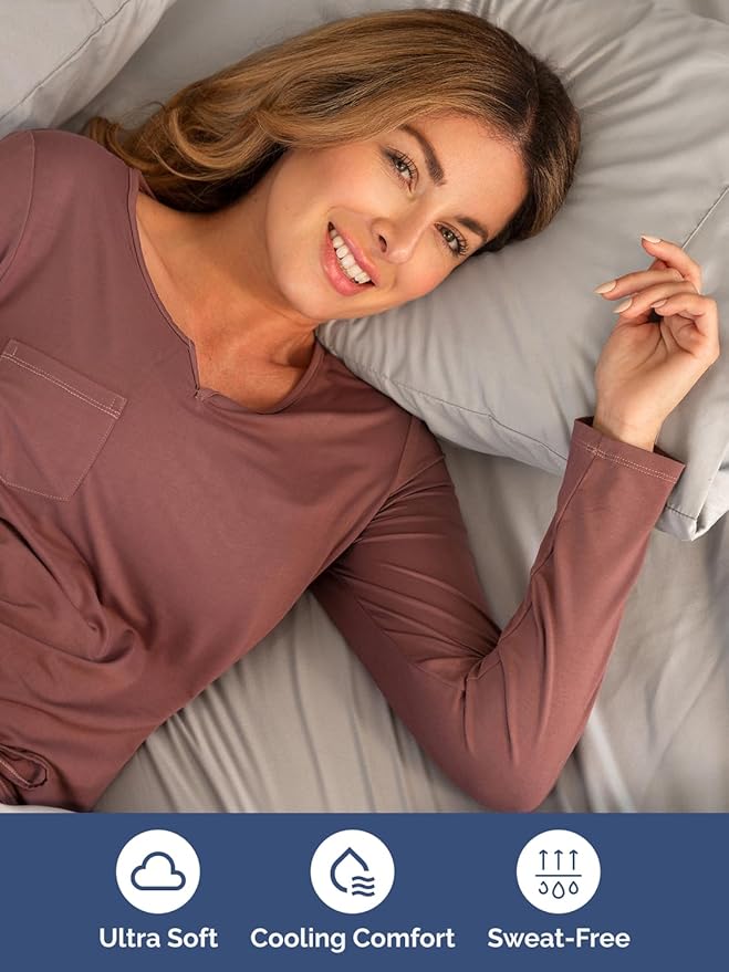 Extra Deep Pocket Split King Sheets - 5 Piece Breathable & Cooling Bed Sheets - Hotel Luxury Bed Sheet Set - Soft, Wrinkle Free & Comfy - Easily Fits Extra Deep Mattresses - Light Grey Sheets Set