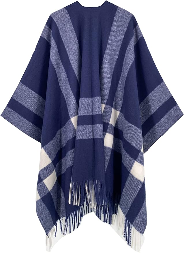Breezy Lane Women's Shawl Wraps Warm Poncho Ruana Wrap Cardigan