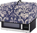 Microwave Oven Universal Dust Cover, Vintage Pattern Waterproof Polyester Fabric Dust Cover Heat-Resistant Air Fryer Dust Cover Appliance Airfryer Dust Jacket