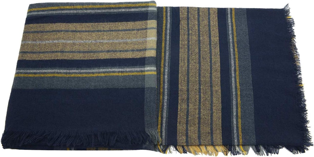 American Trends Women's Cozy Warm Winter Fall Blanket Scarf Stylish Soft Chunky Checked Giant Scarves Shawls