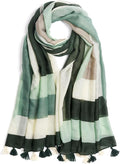 Scarf for Women Lightweight Soft Floral Leopard Printed Scarves Fall Winter Fashion Shawl Wrap with Fringe