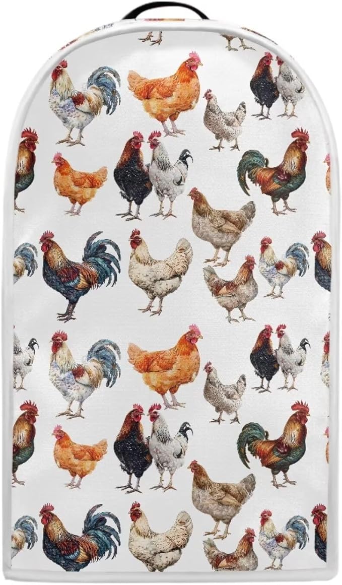 Chicken Pattern Kitchen Blender Dust Cover, Food Processor Stand Mixer Case, Coffee Maker Appliance Cover for Home Kitchen Indoor