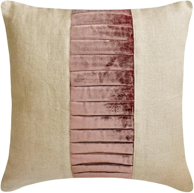 The HomeCentric King/Queen/Twin Purple Decorative CA King 86"x18" Bed Runner with Two Pillow Cover, Patchwork, Pintucks Bed Scarf on Velvet Fabric - Layer by Layer