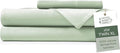 Hotel Sheets Direct 100% Viscose Derived from Bamboo Sheets Set Twin XL - Cooling Bed Sheets with 1 Pillowcase- Breathable, Moisture Wicking & Silky Soft Sheets Set- Light Green