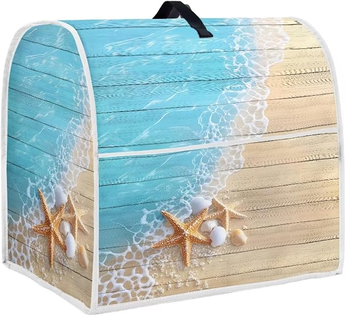 Starfish Kitchen Mixer Cover Compatible with 6-8 Quart, Novelty Decorations for Home Kitchen Appliance Dustproof Cover Universal for Air Fryers, Coffee Makers Gift for Holiday