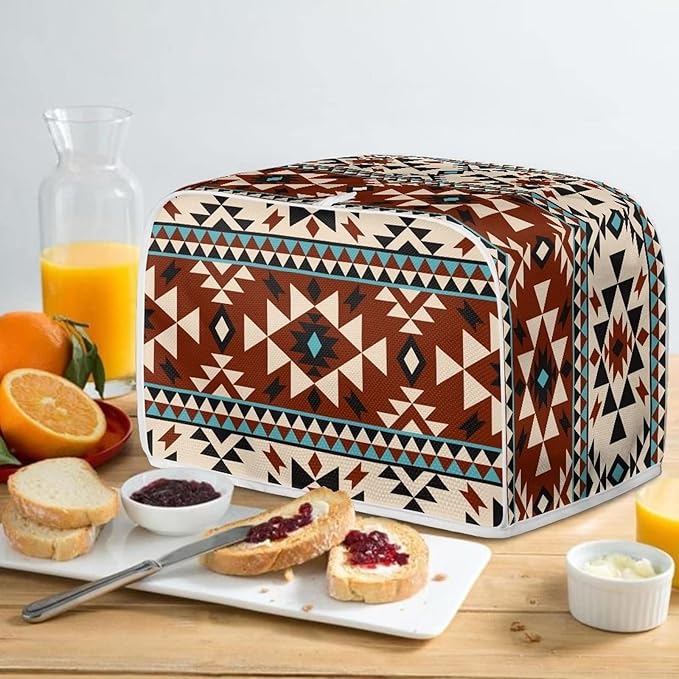 ZFRXIGN Southwestern Toaster Cover 2 Slice Small Appliance Covers Organizer Toaster Bag Washable Toaster Oven Cover Boho Tribal Aztec Native American