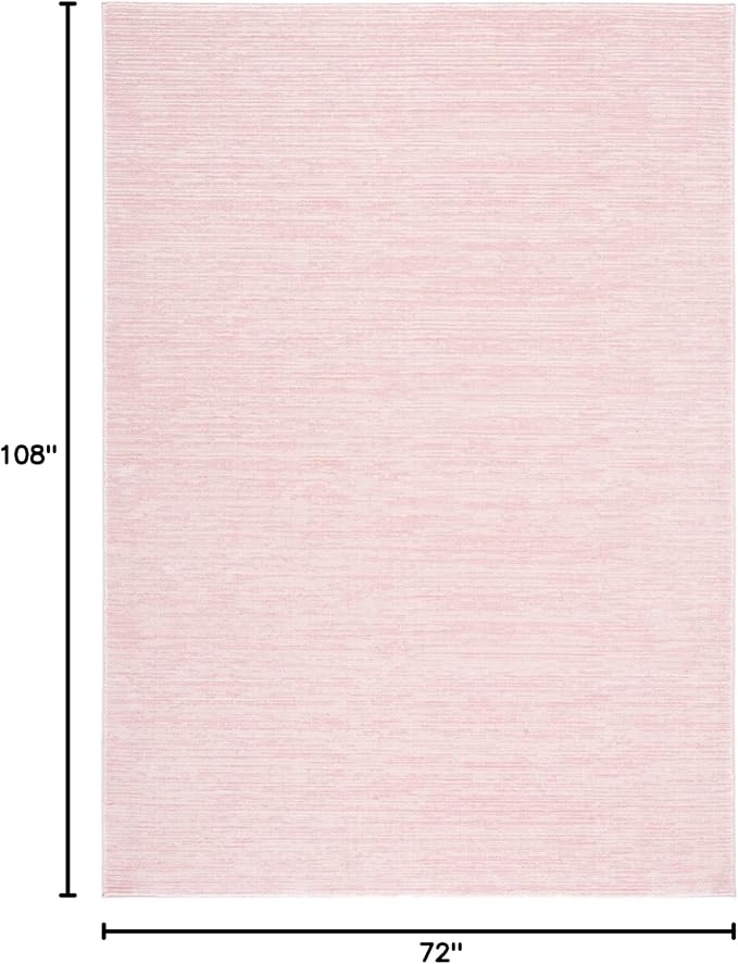 SAFAVIEH Area Rug 6x9 - Vision Collection - Pink, Modern Ombre Design, Non-Shedding & Easy to Clean, Ideal for Living Room, Bedroom, Dining Space (VSN606U)