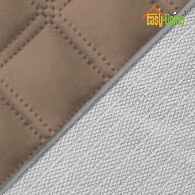 Easy-Going Sofa Slipcover Waterproof Recliner Chair Cover Non-Slip Fabric Couch Cover for Living Room Washable Furniture Protector for Pets Kids Children Dog Cat (Recliner, Camel)
