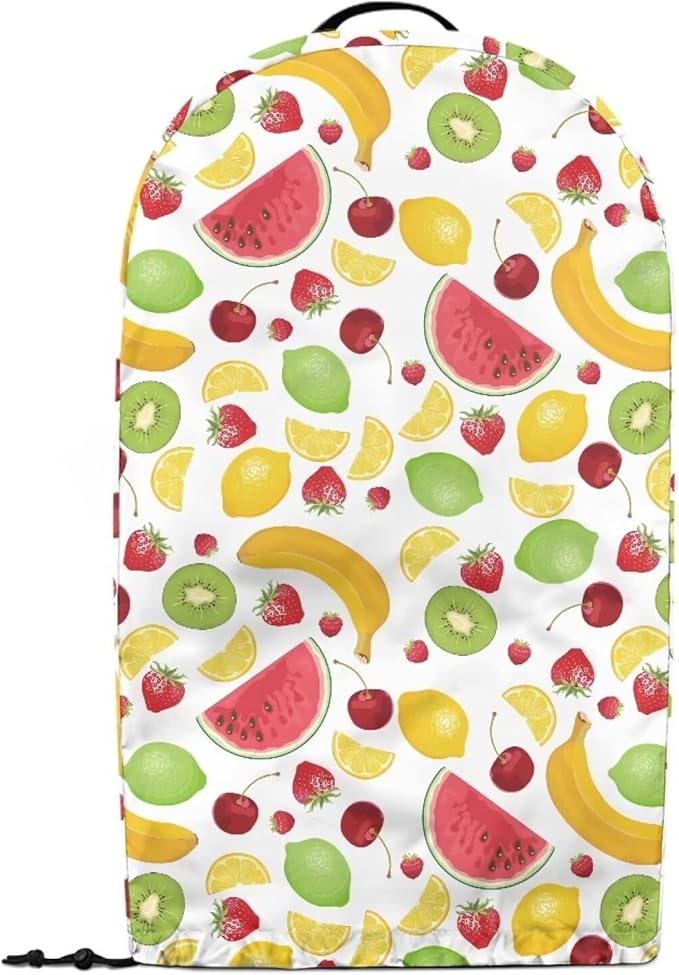 Fresh Fruits Blender Dust Cover with Drawstring Stand Mixer or Coffee Maker Cover Anti Fingerprint Polyester Appliance Cover for Home Kitchen Decor Colorful