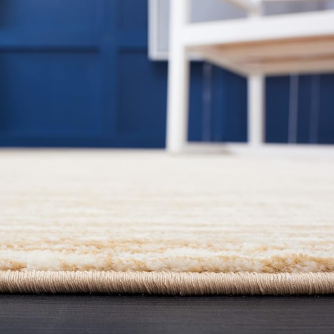 SAFAVIEH Area Rug 6x9 - Vision Collection - Beige, Modern Ombre Design, Non-Shedding & Easy to Clean, Ideal for Living Room, Bedroom, Dining Space (VSN606H)