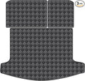 Cargo Mat & Backrest Mats for 2024 2025 Lincoln Nautilus Accessories, All Weather Waterproof Rear Cargo Liner Rear Trunk Liner Back Seat Cover Protector