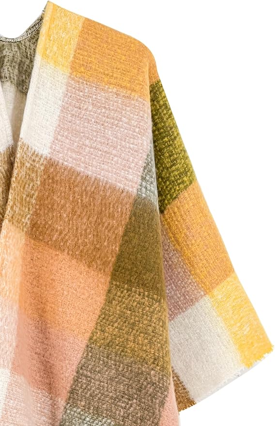 Breezy Lane Women's Shawl Wraps Warm Poncho Ruana Wrap Cardigan