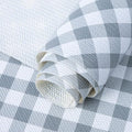 RAY STAR 12X120 Inch Shelf Liner for Kitchen Cabinets, Non-Adhesive Cabinet Liner Washable, PVC Drawer Liner for Dresser Non-Slip Bathroom (Plaid)(2 Roll)
