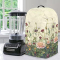 Kitchen Countertop Blender Cover with Drawstring Dust Protection Anti Fingerprint 9.4”Lx7.2”Wx15.9”H Fits Most Standard Kitchen Blender Appliance Cover Retro Rose Flower Print