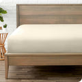 Bare Home Fitted Bottom Sheet Split Head Flex King Size - Premium 1800 Microfiber - Ultra-Soft Hotel Luxury - Deep Pocket - Durable - Long Lasting (Split Head Flex King, Sand)
