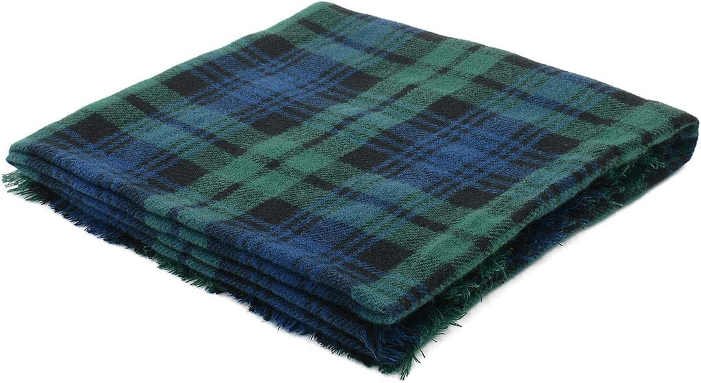 American Trends Women's Cozy Warm Winter Fall Blanket Scarf Stylish Soft Chunky Checked Giant Scarves Shawls