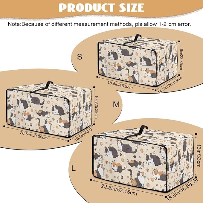 Cute Cats Paw Floral Print Microwave Oven Cover Waterproof Dust-Proof Microwave Oven Cloth Cover Polyester-Linen Fabric Small Appliance Dust Cover Case Protections Protector, S