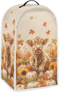 Highland Cow Blender Cover for Kitchen Small Appliance Dust Cover Fall Kitchen Decor Food Processor Dustproof Covers with Handle Blender Protection Accessories, Maple Leaf