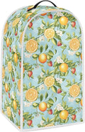 Blender Dust Cover for Stand Mixer or Coffee Maker Appliance, Anti Fingerprint Polyester Dust Proof Stain Resistant Blender Cover for Home Kitchen, Lemon Floral Print