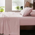 Extra Deep Pocket Queen Sheets 18-24 Inch 1000 Thread Count 100% Egyptian Cotton Sateen Weave Soft Breathable 4 Pieces（Queen,Light Pink）