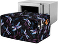 Dragonfly Print Microwave Oven Cover Dust-Proof Microwave Toaster Oven Cover Foldable Kitchen Appliance Protector Suitable for Most Microwave Ovens, S