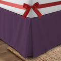 Utopia Bedding Queen Bed Skirt - Soft Quadruple Pleated Ruffle - Easy Fit with 16 Inch Tailored Drop - Hotel Quality, Shrinkage and Fade Resistant (Queen, Purple)