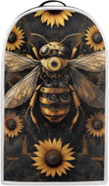 Talayituse Bee Sunflower Print Blender Dust Cover, Fingerprint Protection Cover for Stand Mixer or Coffee Machine, Home Kitchen Appliance Covers for Stain Dust Resistant Supplies