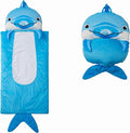 Kid's Nap Buddies Character Preschool Nap Mat, Toddler Sleeping Bag with Pillow for Daycare, Ages 3+