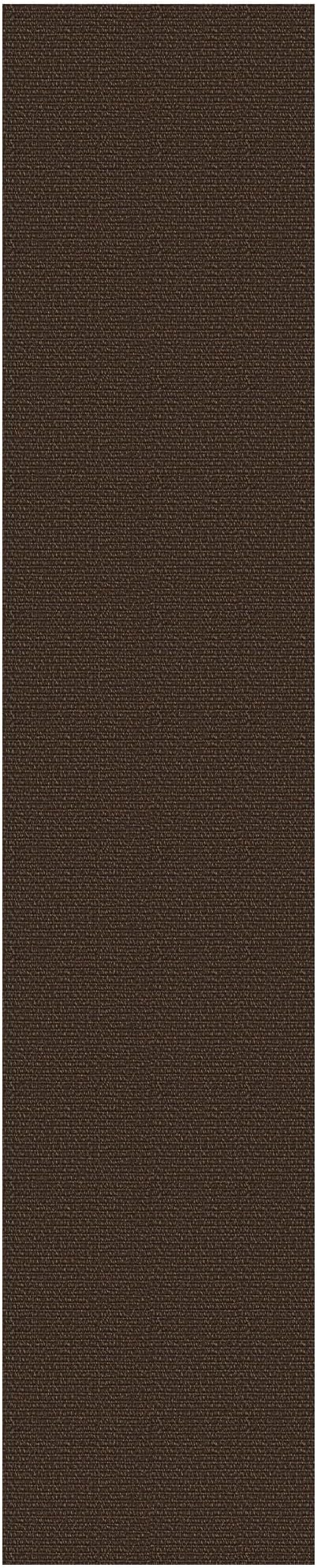 EARTHALL Washable Runner Rug 2x10 Ft Non Slip Runners for Hallways Long Cotton Rubber Backed Kitchen Runner Braided Indoor Floor Carpet Runners for Entryway, Hallway, Kitchen, Brown/Coffee