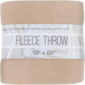 50x60 Throw Blankets, Ultra Soft Hypoallergenic Fleece Fall Throw Blanket for Livingroom, Couch, Chair, Bed, Beige Khaki