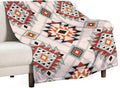 Southwest Style Blanket, Boho Geometric Print Throw Blanket Tribal Aztec Blanket for Couch Bed Sofa Cover Throw Home DéCor 40"x50"