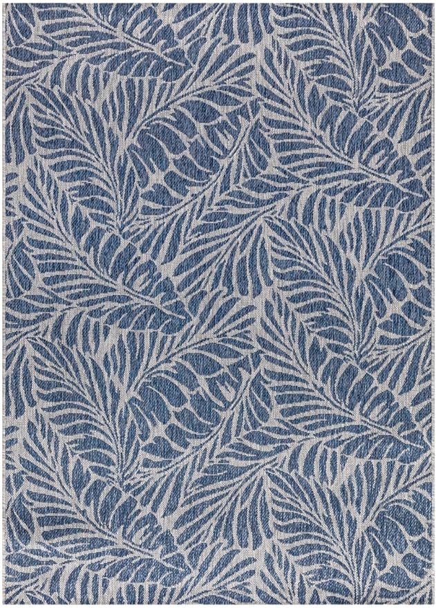 Keen Home Design Terrace Outdoor Area Rug - 4x6 Washable Indoor/Outdoor Rug for Patio, Kitchen, Balcony, Beach, Garden, Deck and Porch, Size: 3'10"x5'7"