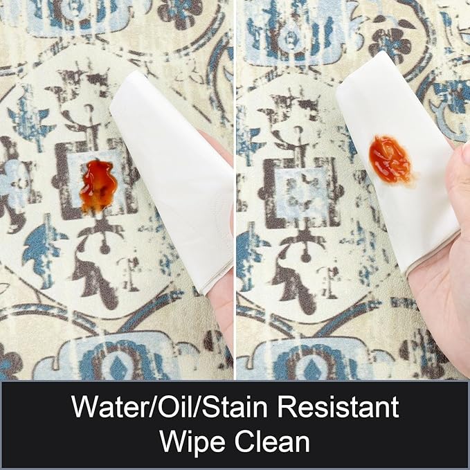 Ileading Anti Fatigue Kitchen Rugs Sets of 2 Cushioned Kitchen Mats for Floor Waterproof Kitchen Mat Set Non Slip Comfort Standing Mat for Kitchen, Office, Sink, Laundry