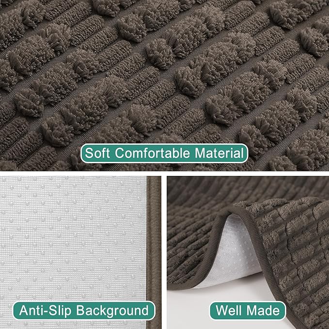 Foxdecor Couch Arm Covers Sofa Arm Covers, Arm Chair Covers Set of 2, Non-Slip Chair Arm Covers, Arm Rest Cover for Sofa, Armchair Slipcovers Couch Protector (Chocolate 26x26 inch)