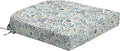 Arden Foam Outdoor Round Back Seat Cushion, 20 x 19, Made with ProFoam, Rain-Proof, Fade Resistant, Pistachio Botanical