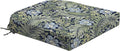 Arden Foam Outdoor Round Back Seat Cushion, 20 x 19, Made with ProFoam, Rain-Proof, Fade Resistant, Sapphire Morrison Floral