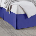 Nestl Royal Blue Bed Skirt King Size - King Bed Skirt 14 Inch Drop - Brushed Microfiber Bed Skirts - Hotel Quality Pleated Bed Skirt - Shrinkage & Fade Resistant