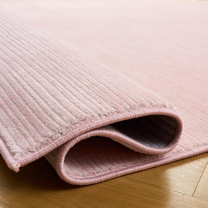 SAFAVIEH Vision Collection Runner Rug - 2'2" x 12', Pink, Modern Ombre Design, Non-Shedding & Easy to Clean, Ideal for Foyer, Hallway, Bedroom (VSN606U)