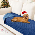 Smiry Waterproof Dog Bed Cover Blanket, Soft Reversible Pet Blanket, Washable Leakproof Cats Dogs Couch Cover for Sofa, Couch, Furniture, Plaid (30x70 Inch, Navy/Blue)