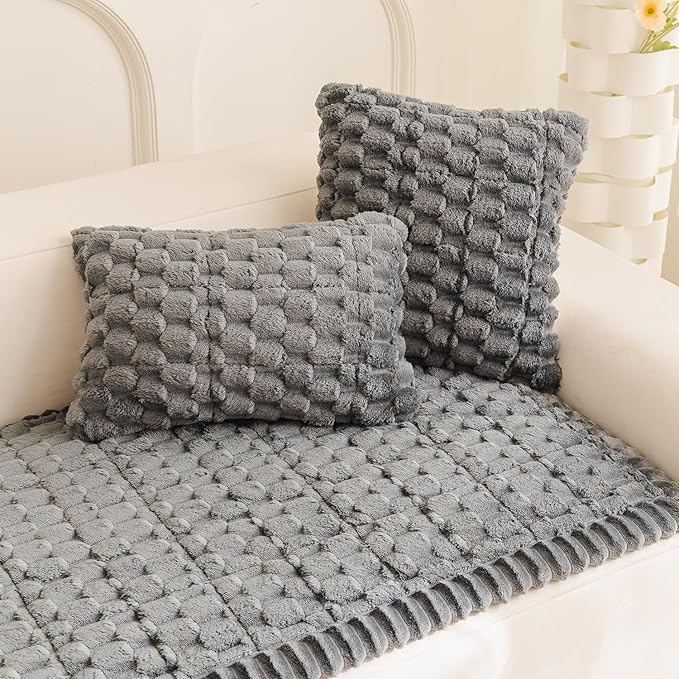 Plush Pet Sofa Covers for Dogs Washable Couch Protector for Cushion, Dog Friendly Furniture Covers Protector