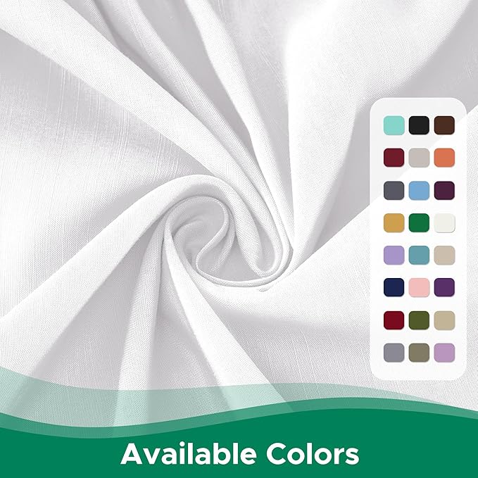 Biscaynebay Wrap Around Bed Skirts for Full & Full XL Beds with Extra Long Drop of 21", White Adjustable Elastic Dust Ruffles Easy Fit Wrinkle Resistant Silky Luxurious Fabric Machine Washable