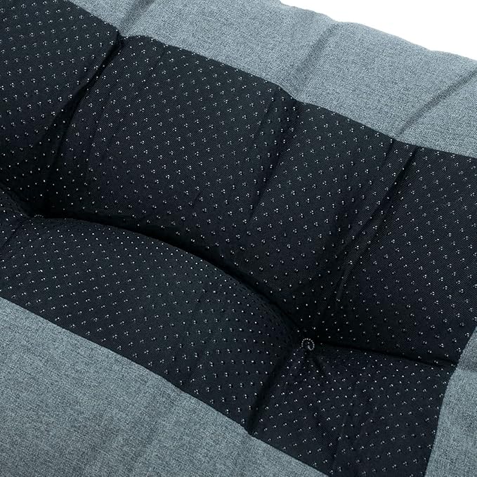 FUNHOME Outdoor Bench Cushion 45 x18 inch with Non-Slip Grips,Water Resistant Porch Swing Cushion,Bench Pillow Pads,Tufted Cushions for Patio Garden Furniture,45" Seat Cushions(Dark Gray)