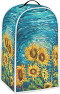 Sunflower Pattern Blender Dust Cover for Stand Mixer or Coffee Maker Appliance, Anti Fingerprint Polyester Dust Proof Stain Resistant Blender Cover for Home Kitchen