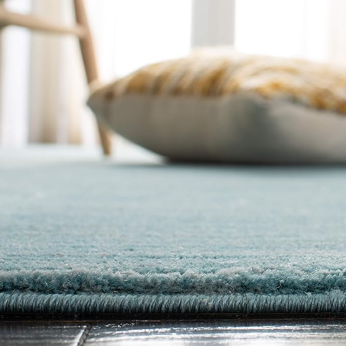 SAFAVIEH Area Rug 8x10 - Vision Collection - Large - Aqua, Modern Ombre Design, Non-Shedding & Easy to Clean, Ideal for Living Room, Bedroom, Dining Space (VSN606B)
