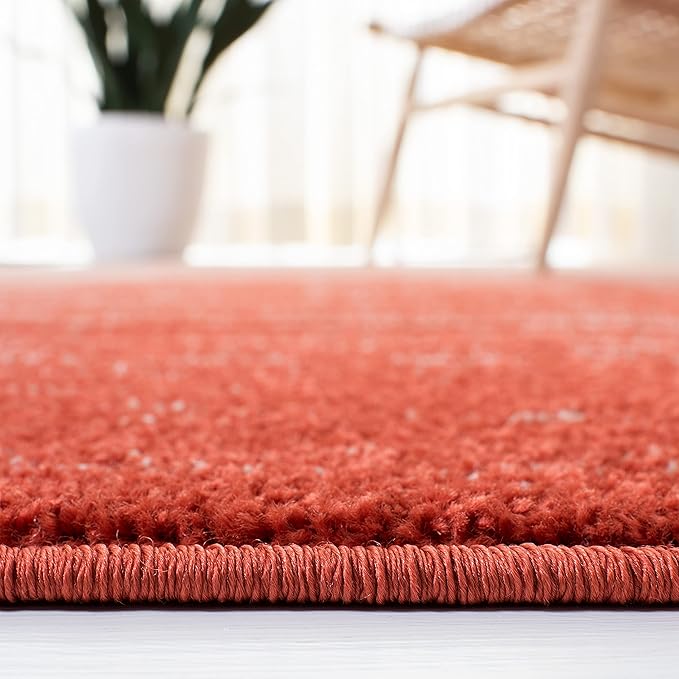 SAFAVIEH Area Rug 6x9 - Adirondack Collection - Orange & Grey, Modern Ombre Design, Non Shedding & Easy to Clean, Ideal for Living Room, Bedroom, Office, Dining Space (ADR113P)